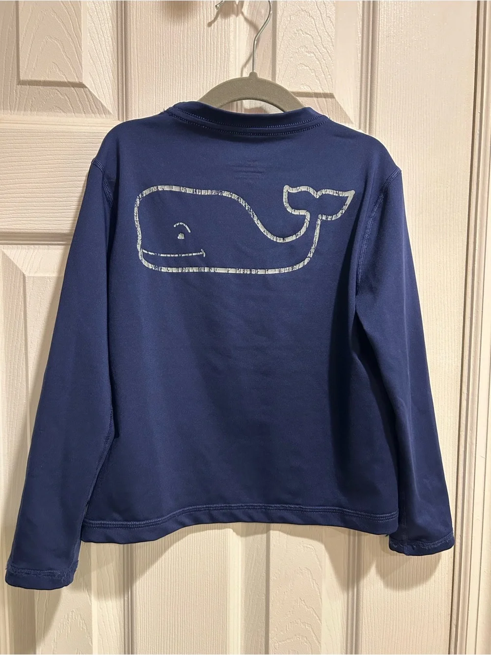 Vineyard Vines Boys' Navy Long-Sleeve Performance Tee